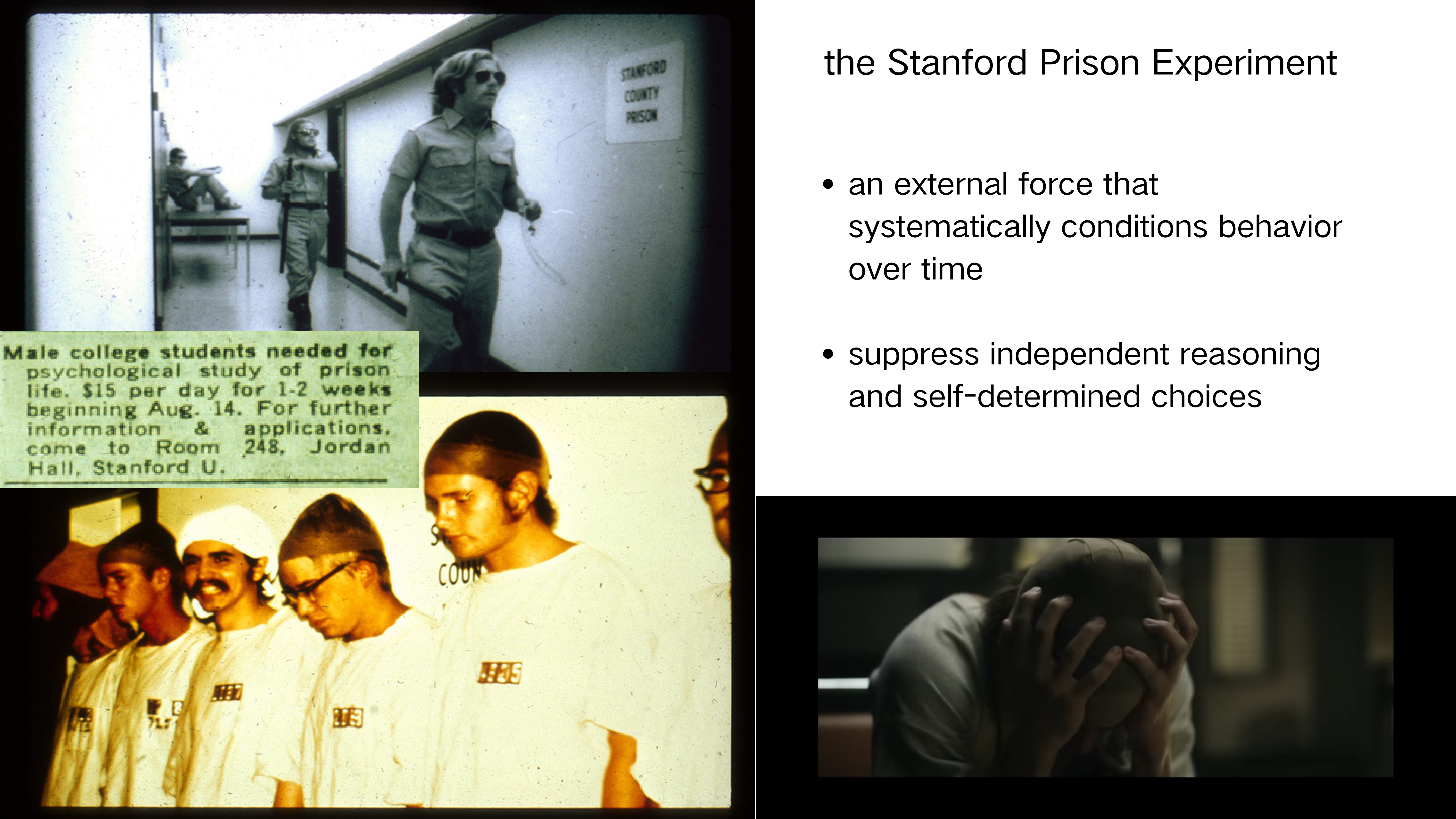 Stanford Prison Experiment & Conditioning
